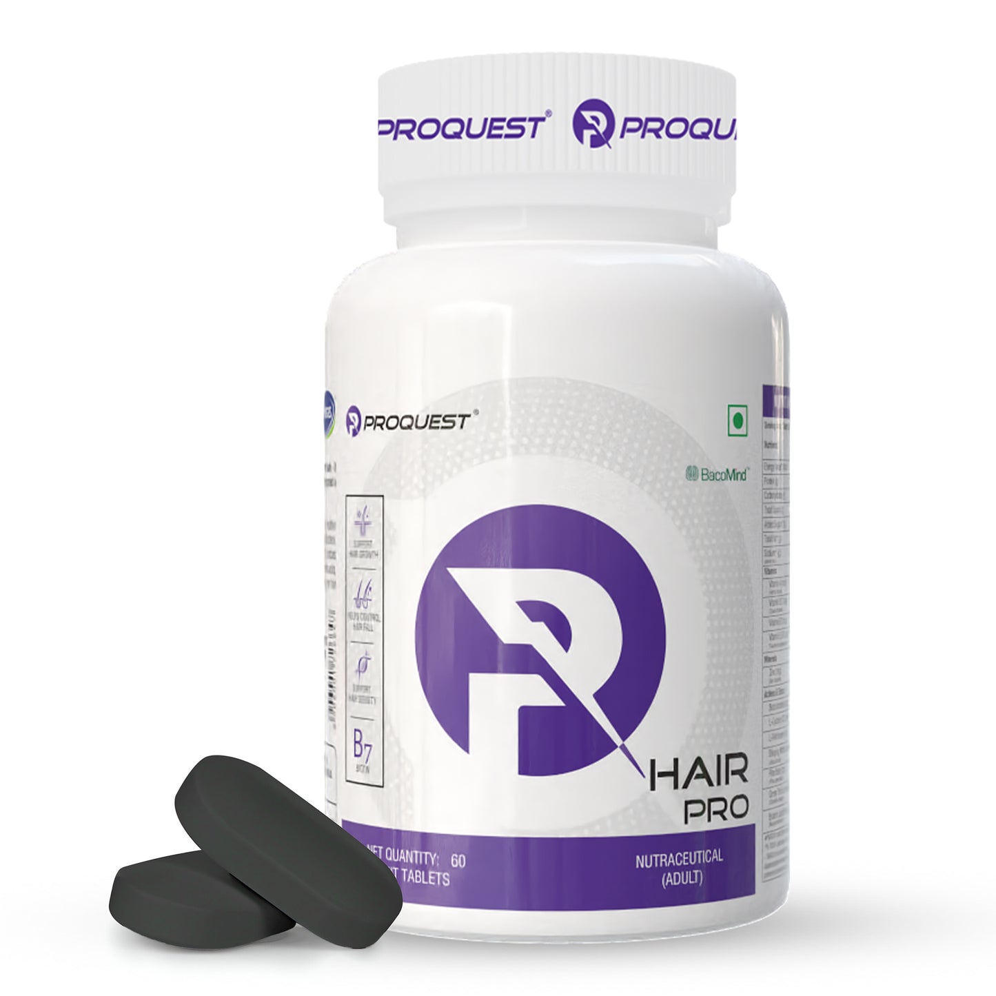 Hair Pro Hair Vitamins for Support Hair Growth, Reduced Hair Fall & Improves Hair Density.