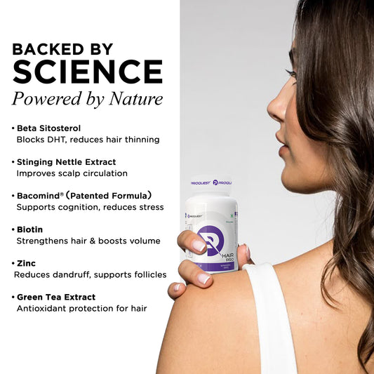 Hair Pro Hair Vitamins for Support Hair Growth, Reduced Hair Fall & Improves Hair Density.
