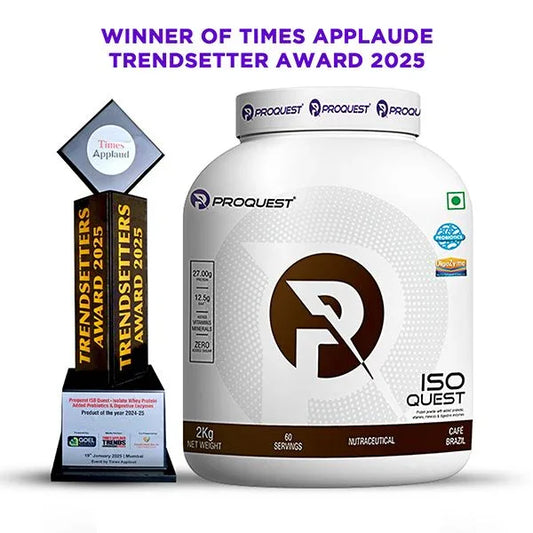 Iso Quest Isolate Whey Protein - Added Probiotics & Digestive Enzymes