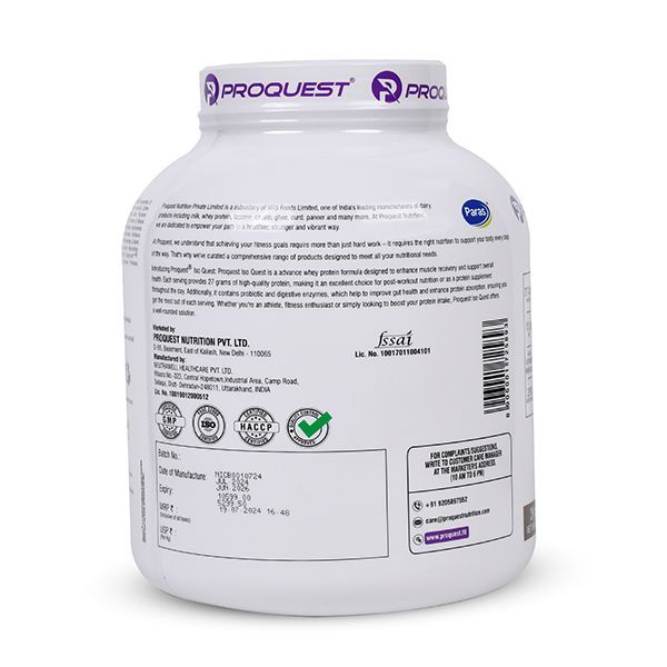 Iso Quest Isolate Whey Protein - Added Probiotics & Digestive Enzymes