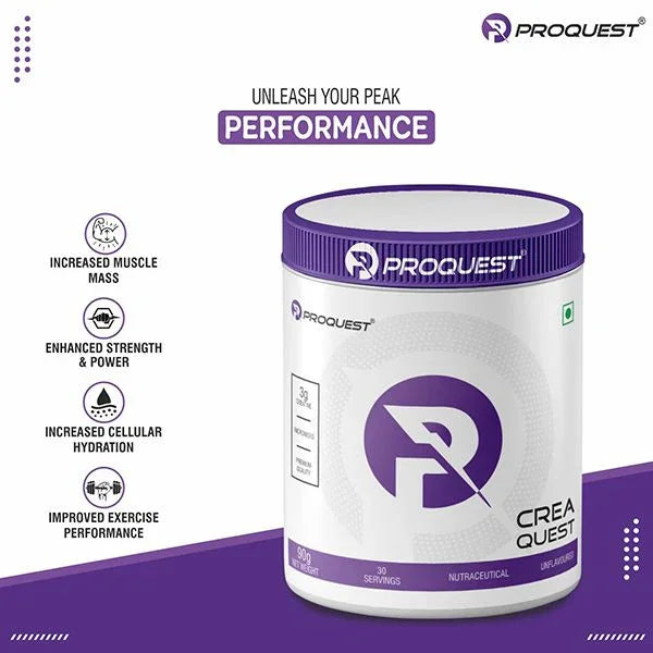 Crea Quest (Creatine Monohydrate), instantly soluble & Rapid absorption