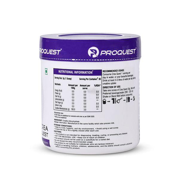 Crea Quest (Creatine Monohydrate), instantly soluble & Rapid absorption