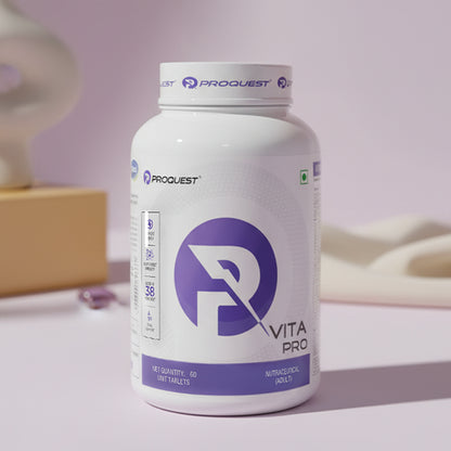 Vita Pro multivitamin 60 tablet for overall health and vitality.