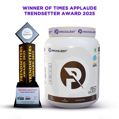 Iso Quest Isolate Whey Protein - Added Probiotics & Digestive Enzymes