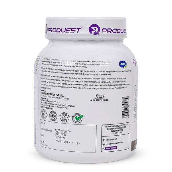 Iso Quest Isolate Whey Protein - Added Probiotics & Digestive Enzymes
