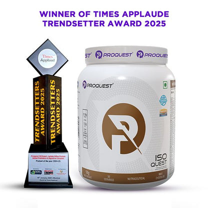 Iso Quest Isolate Whey Protein - Added Probiotics & Digestive Enzymes