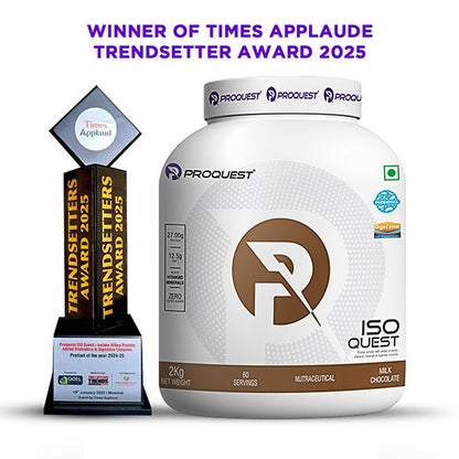 Iso Quest Isolate Whey Protein - Added Probiotics & Digestive Enzymes